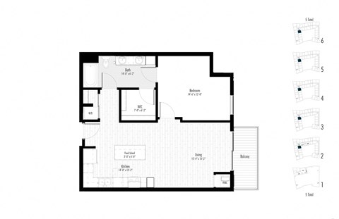 Arcata Apartments Golden Valley MN 1 Bedroom 1 Bath Apartment